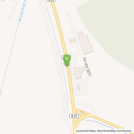 Standortübersicht der Benzin-Super-Diesel Tankstelle: Aral Tankstelle in 78176, Blumberg