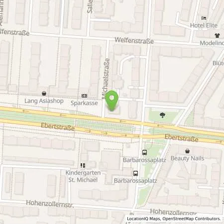 Standortübersicht der Tankstelle Aral Tankstelle in 76137 Karlsruhe