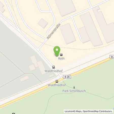 Standortübersicht der Tankstelle Tankstelle Aschaffenburg in 63741 Aschaffenburg