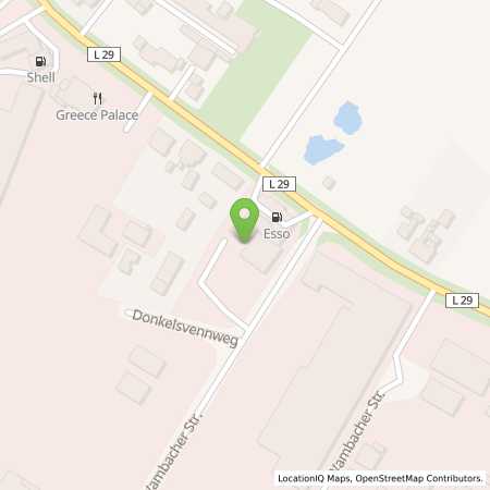 Standortübersicht der Benzin-Super-Diesel Tankstelle: Esso Tankstelle in 41334, NETTETAL