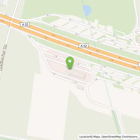 Standortübersicht der Benzin-Super-Diesel Tankstelle: Aral Tankstelle, BAT CLOERBRUCH SÜD in 47877, Willich