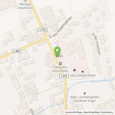 Standortübersicht der Tankstelle TotalEnergies Edesheim in 67483 Edesheim