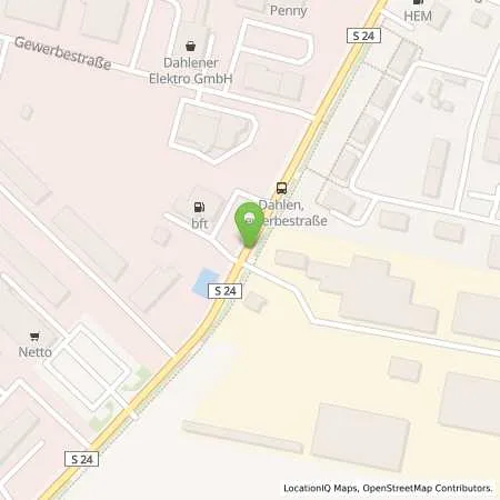 Standortübersicht der Tankstelle bft Tankstelle Dahlen in 04774 Dahlen