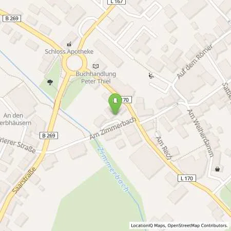 Standortübersicht der Tankstelle Esso Tankstelle in 55765 BIRKENFELD