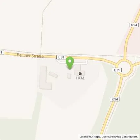 Standortübersicht der Tankstelle Ueckermünde, Belliner Str. 92 in 17373 Ueckermünde