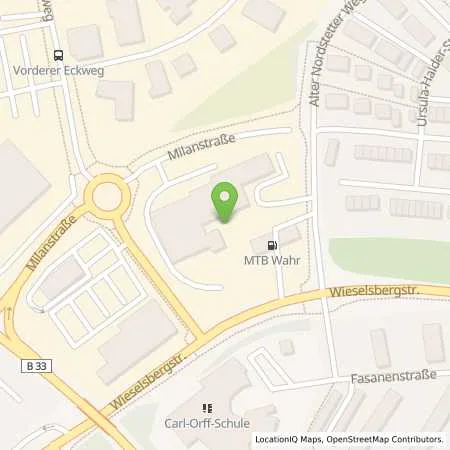 Standortübersicht der Tankstelle MTB Tankstelle in 78048 Villingen-Schwenningen