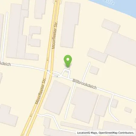 Standortübersicht der Tankstelle Hamburg in 22113 Hamburg