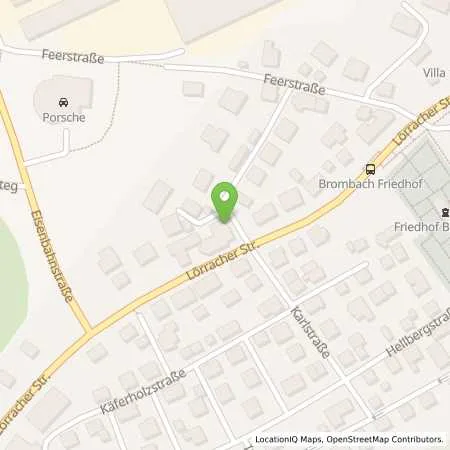 Standortübersicht der Tankstelle AVIA Lörrach in 79541 Lörrach