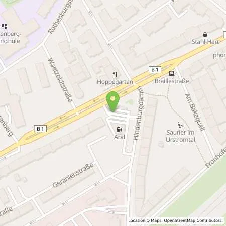 Standortübersicht der Tankstelle Aral Tankstelle in 12165 Berlin