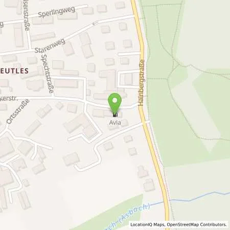 Standortübersicht der Tankstelle AVIA Tankstelle in 90522 Oberasbach