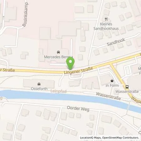 Standortübersicht der Tankstelle Thomas Hemme in 48531 Nordhorn