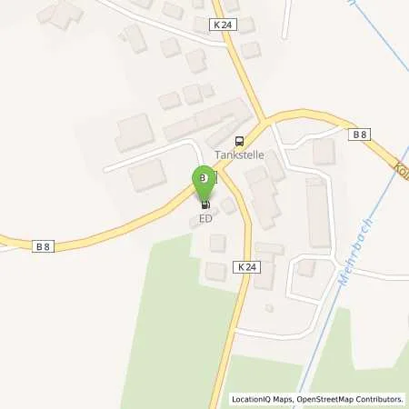 Standortübersicht der Tankstelle Willi Weber in 57635 Hasselbach