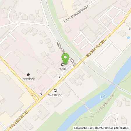 Standortübersicht der Tankstelle Aral Tankstelle in 32051 Herford