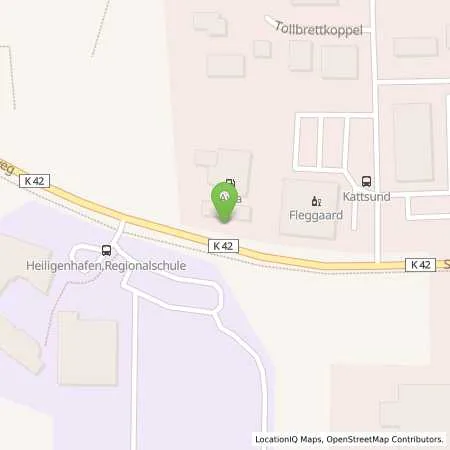 Standortübersicht der Tankstelle AVIA Tankstelle in 23774 Heiligenhafen