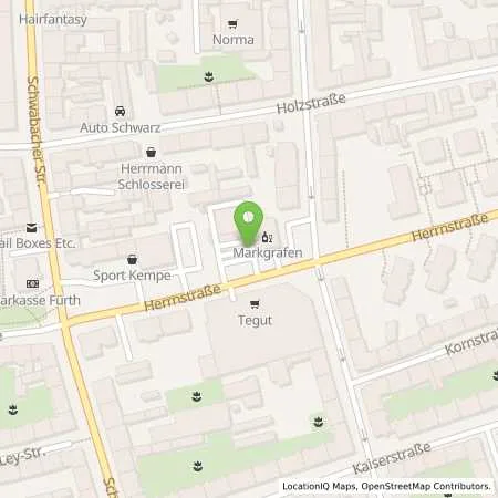 Standortübersicht der Tankstelle Aral Tankstelle in 90763 Fürth