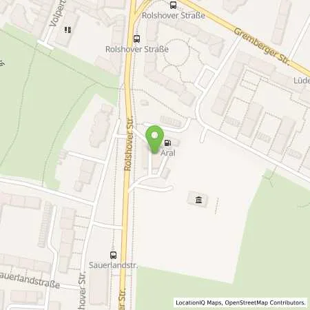 Standortübersicht der Tankstelle Aral Tankstelle in 51105 Köln