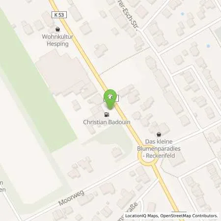Standortübersicht der Tankstelle Christian Badouin in 48268 Greven