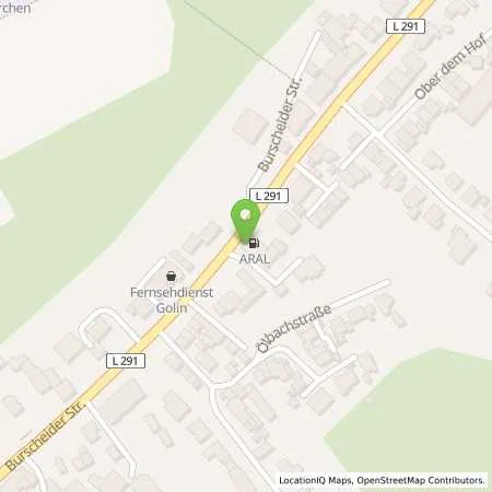 Standortübersicht der Tankstelle Aral Tankstelle in 51381 Leverkusen