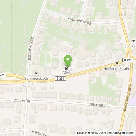 Standortübersicht der Tankstelle Aral Tankstelle in 45359 Essen