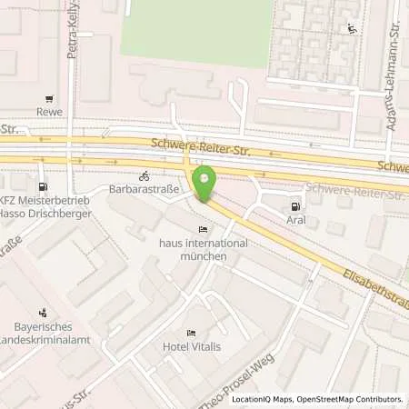 Standortübersicht der Tankstelle Aral Tankstelle in 80797 München