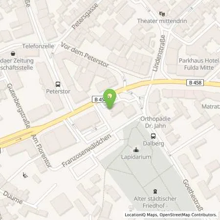 Standortübersicht der Tankstelle OIL! Tankstelle Fulda in 36037 Fulda