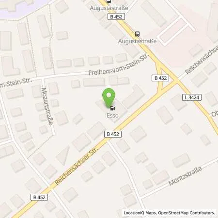 Standortübersicht der Tankstelle Esso Tankstelle in 37269 ESCHWEGE