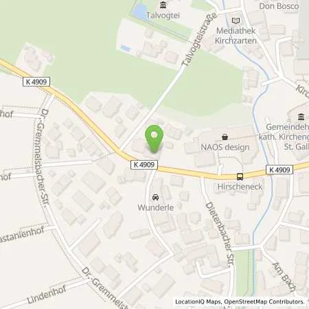 Standortübersicht der Tankstelle Kirchzarten, Freiburger Str. 17 in 79199 Kirchzarten