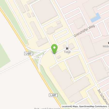 Standortübersicht der Benzin-Super-Diesel Tankstelle: TotalEnergies Heidelberg in 69123, Heidelberg