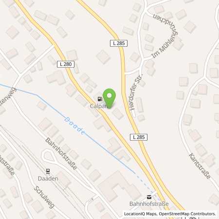 Standortübersicht der Benzin-Super-Diesel Tankstelle: Calpam Tankstelle in 57567, Daaden