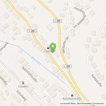 Standortübersicht der Tankstelle Calpam Tankstelle in 57567 Daaden