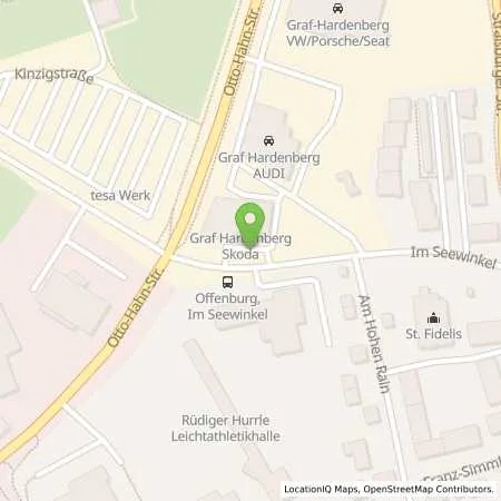 Standortübersicht der Tankstelle SB Tankstelle in 77652 Offenburg