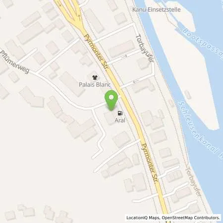 Standortübersicht der Tankstelle Aral Tankstelle in 31789 Hameln