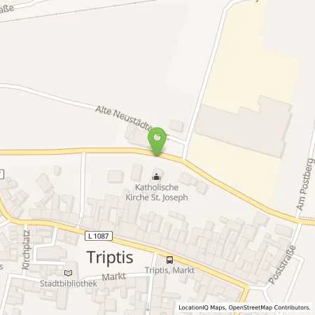 Standortübersicht der Tankstelle BFT Berrang in 07819 Triptis