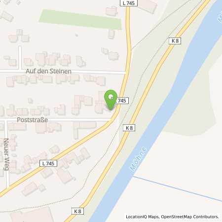 Standortübersicht der Benzin-Super-Diesel Tankstelle: Q1 Tankstelle 24/7 Express in 59469, Ense
