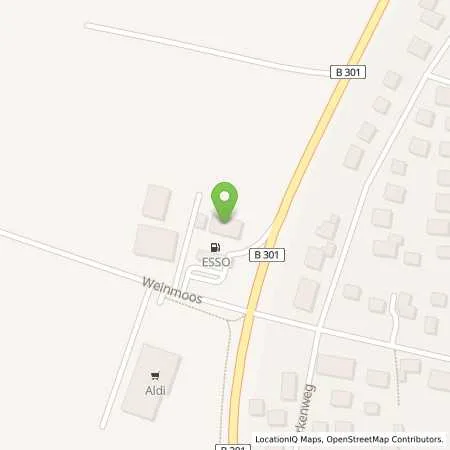 Standortübersicht der Tankstelle Esso Tankstelle in 85406 ZOLLING