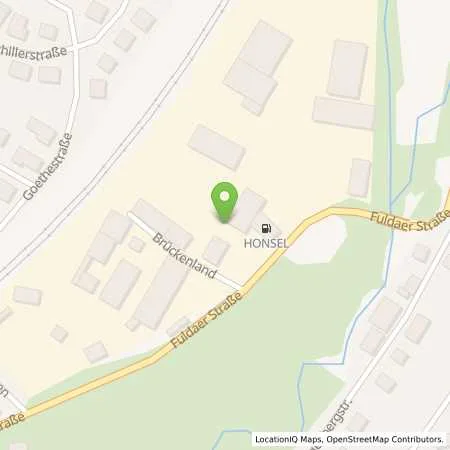 Standortübersicht der Tankstelle KP Petrol GmbH in 36205 Sontra