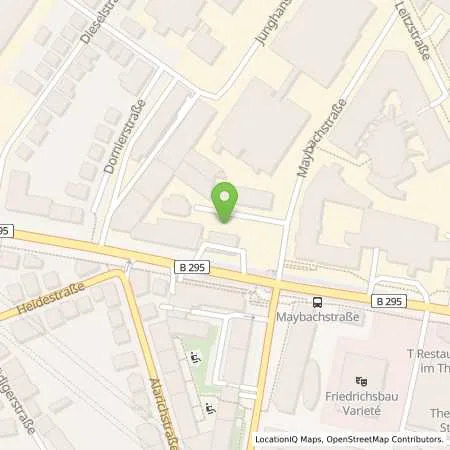 Standortübersicht der Tankstelle Esso Tankstelle in 70469 STUTTGART