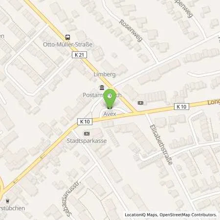 Standortübersicht der Tankstelle AVEX Köln-Pesch in 50767 Köln