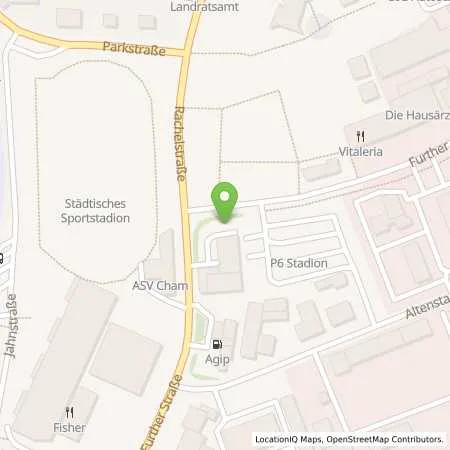 Standortübersicht der Tankstelle ENI in 93413 Cham