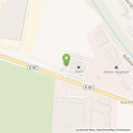 Standortübersicht der Tankstelle Shell Coswig Rosslauer Str. 42 in 06869 Coswig