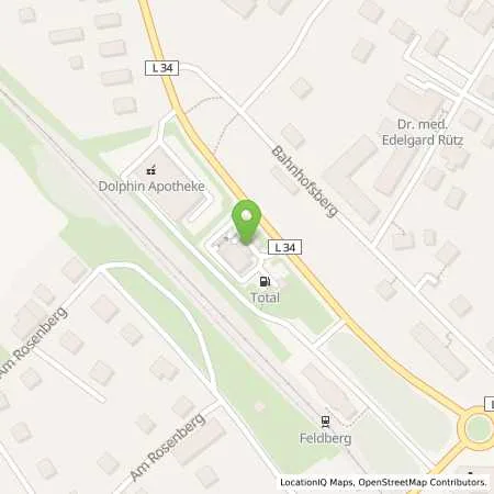 Standortübersicht der Tankstelle TotalEnergies Feldberg in 17258 Feldberg