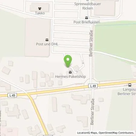 Standortübersicht der Tankstelle JET KOLKWITZ BERLINER STRASSE 115 in 03099 KOLKWITZ