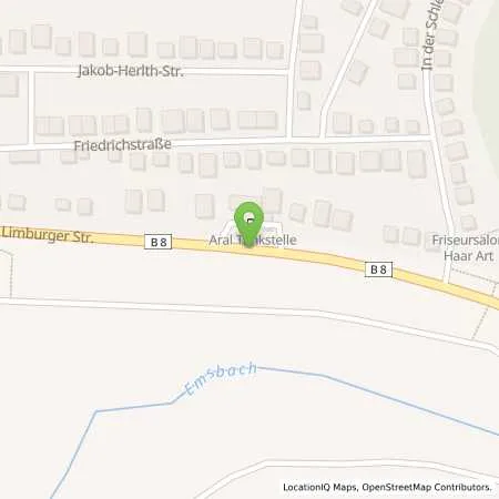 Standortübersicht der Tankstelle Aral Tankstelle in 65611 Brechen