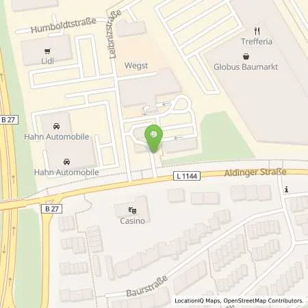 Standortübersicht der Tankstelle Kornwestheim, Aldinger Str. 83 in 70806 Kornwestheim