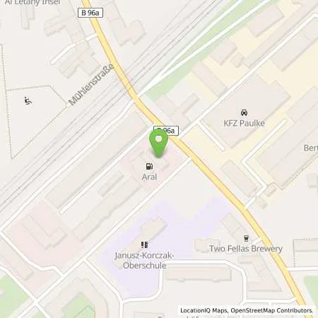 Standortübersicht der Tankstelle Aral Tankstelle in 13187 Berlin