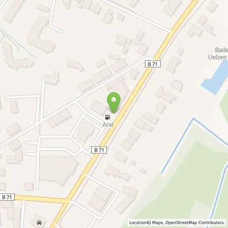 Standortübersicht der Tankstelle Aral Tankstelle in 29525 Uelzen