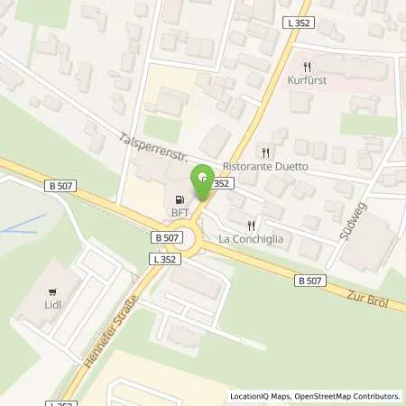 Standortübersicht der Tankstelle bft Neunkirchen-Seelscheid in 53819 Neunkirchen-Seelscheid