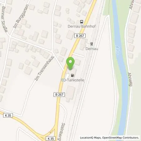Standortübersicht der Tankstelle Stefan Dewald in 53507 Dernau