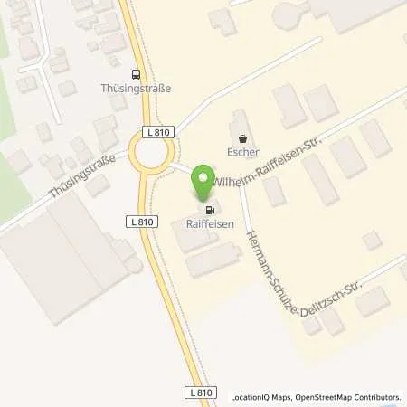 Standortübersicht der Tankstelle Raiffeisen Lüdinghausen eG in 59394 Südkirchen