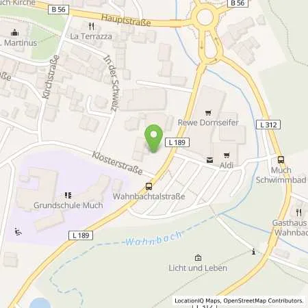 Standortübersicht der Tankstelle MUCH, WAHNBACHTALSTR. 8 in 53804 Much